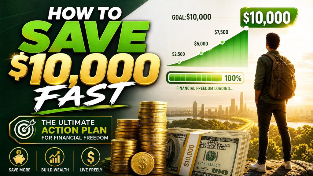 How To Save $10,000 Fast: The Ultimate Action Plan for Financial Freedom