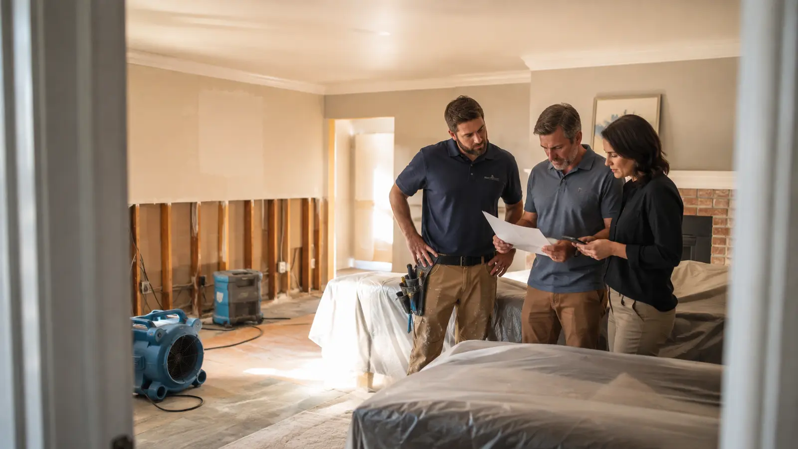 Stages of a replacement cost insurance claim payment