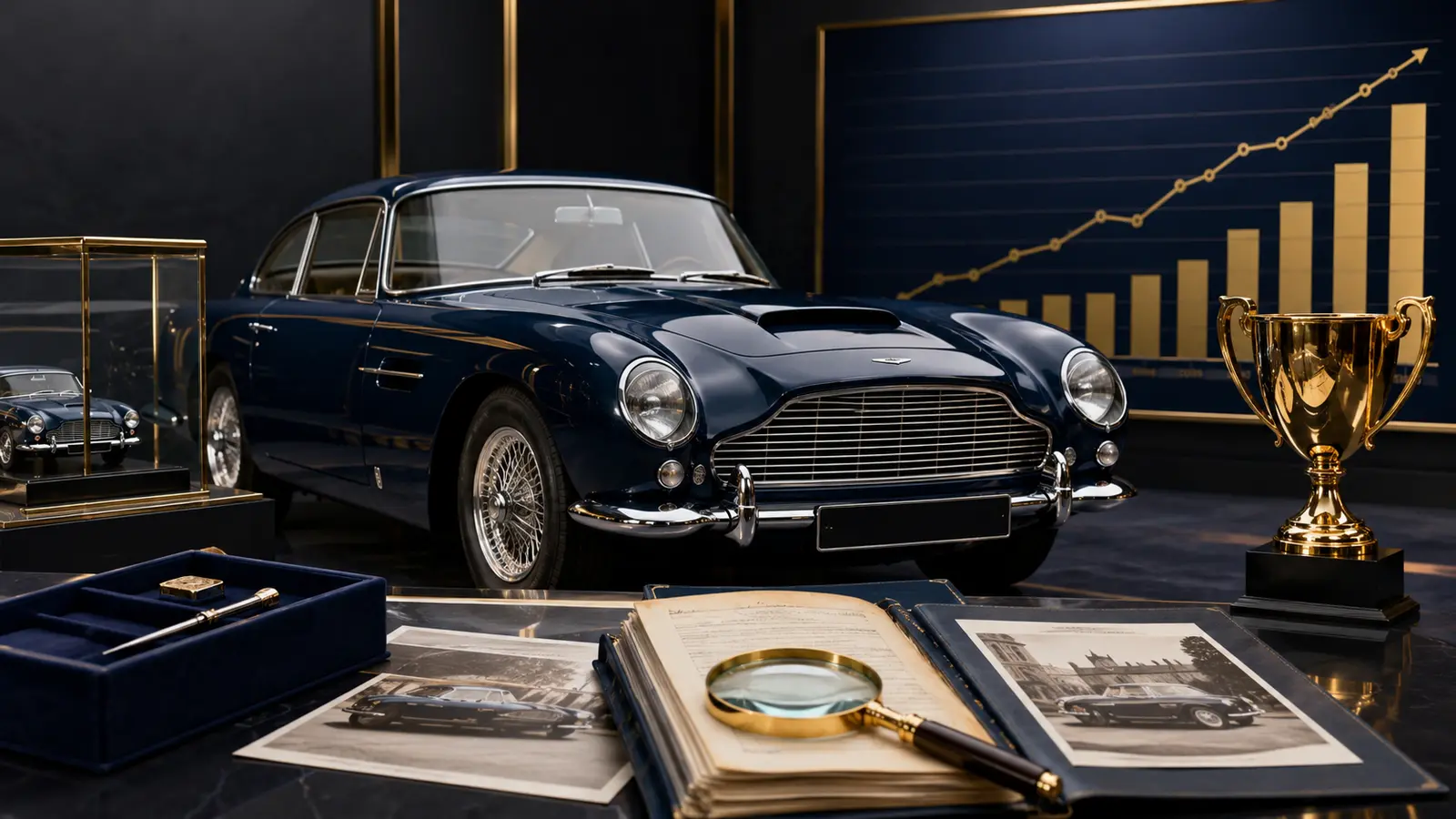 Classic-car value drivers including rarity, provenance, condition, and demand