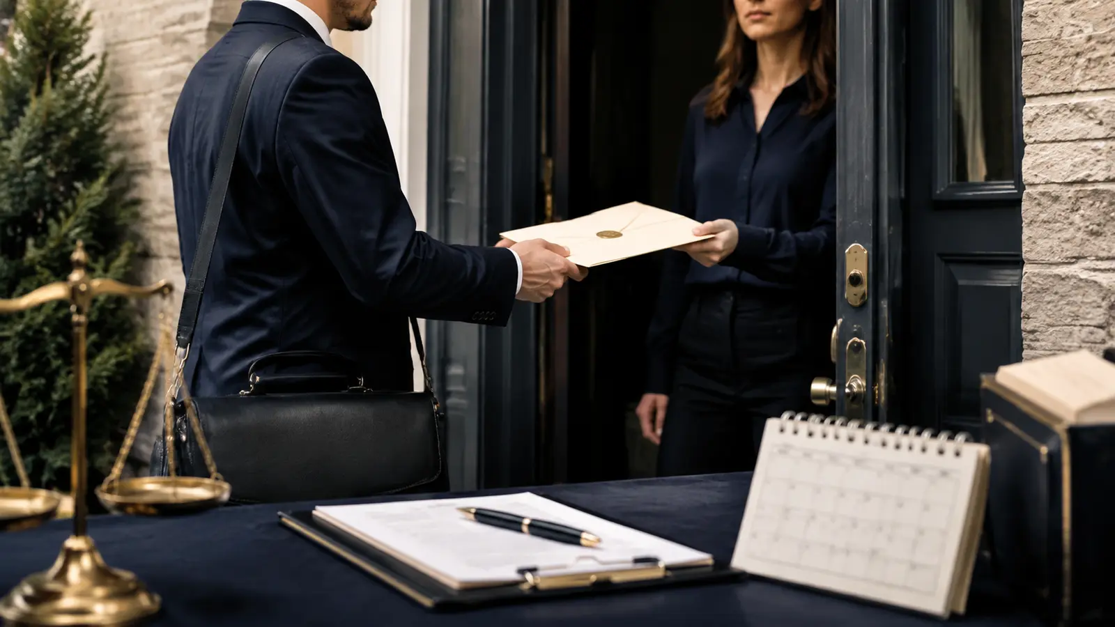 Professional service of small claims court papers with a deadline calendar