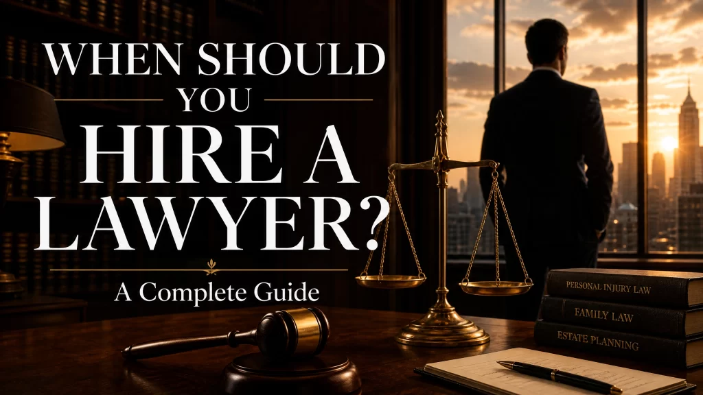 When Should You Hire a Lawyer? A Complete Guide